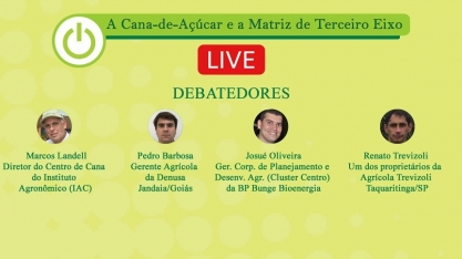 Live “A Cana-de-Açúcar e a Matriz do Terceiro Eixo”
