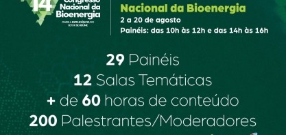 Na próxima segunda-feira começa o 14º Congresso Nacional da Bioenergia – UDOP