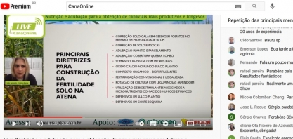 As principais diretrizes para a construção da fertilidade do solo da Usina Atena