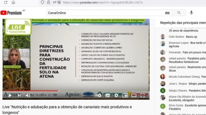 As principais diretrizes para a construção da fertilidade do solo da Usina Atena