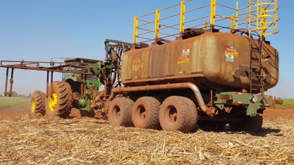 Tanques de vinhaça localizada oferecem precisão na aplicação e menor desperdício de produto