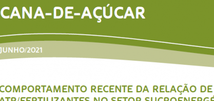 Comportamento recente da relação de troca ATR/Fertilizantes no setor sucroenergético