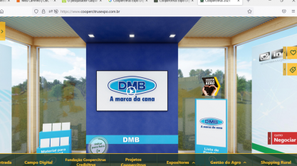 DMB expõe em feira virtual opções tecnológicas para diversas etapas da cultura da cana