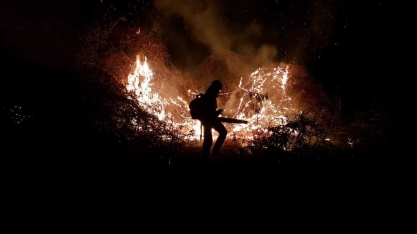Produtores rurais montam brigada particular contra incêndios florestais