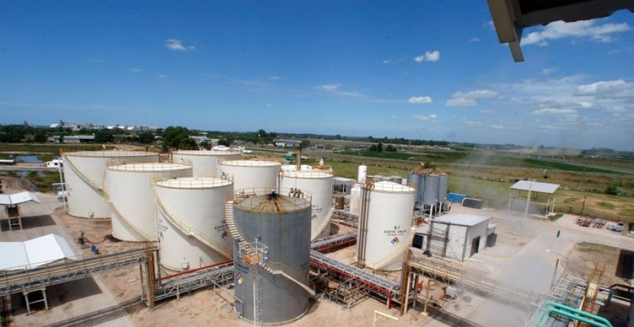 Instalação de biodiesel na Agentina.