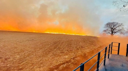 Seca, geada e baixa umidade aumentam risco de queimadas no Sul e Sudeste do país