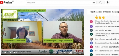 Mesmo com a seca e geadas, canaviais de Daine Frangiosi alcançam a média de 106 toneladas de cana por hectare