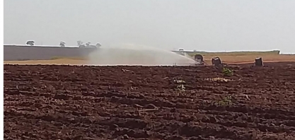 Alcoolvale : Agrícola utiliza fertirrigação no combate à seca