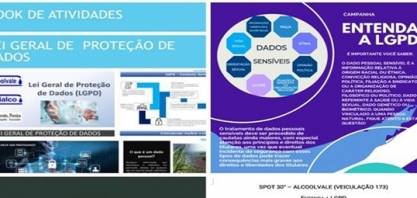 Campanha Entenda a LGPD é divulgada em todas as ferramentas de comunicação da Alcoolvale