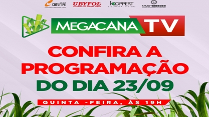Programação da Megacana Teck Show desta quinta-feira, 23 de setembro