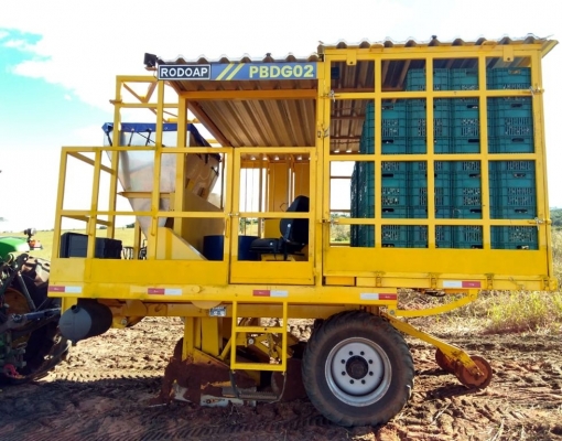 Plantadora PBDG realiza seis ações simultâneas e pode trabalhar no período noturno. Foto: Divulgação Edilson Maia
