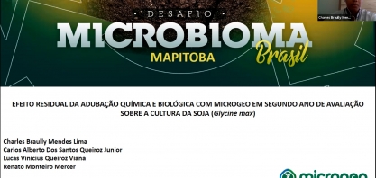 Segundo trabalho finalista do 'Desafio Microbioma Brasil' é de Luís Eduardo Magalhães, na Bahia