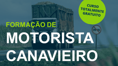 Cocal promove formação gratuita de motorista canavieiro