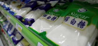 China mantém cota de importação de açúcar para 2022 em 1,945 milhão de toneladas