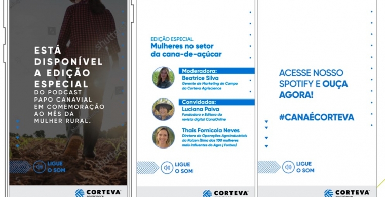 No PodCast Papo de Canavial, a Corteva homenageia a Mulher Rural