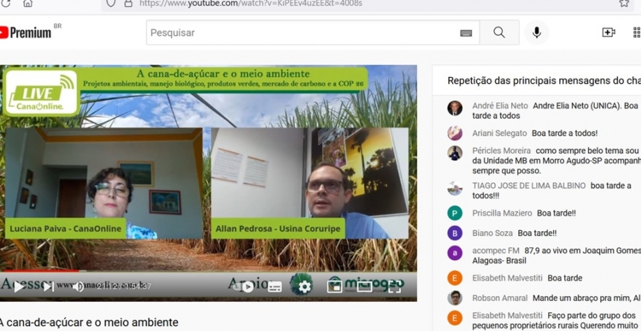 Allan Pedrosa salienta a dificuldade da Usina Coruripe em comprovar aos investidores estrangeiros que desenvolve uma atividade sustentável