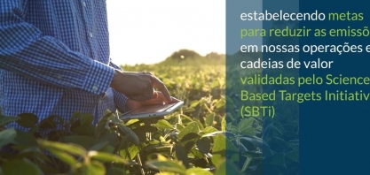 Bunge anuncia novo compromisso para reduzir emissões de GEE