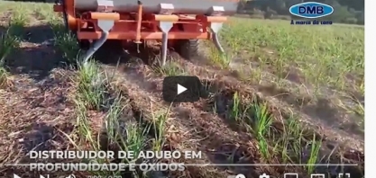 Implemento da DMB aplica adubo e óxido na mesma operação