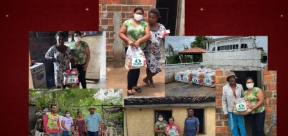 Diana Bioenergia doa cestas básicas em iniciativa a natal sem fome