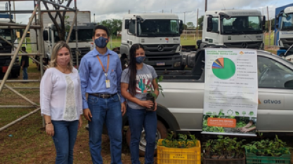 Atvos entrega 300 mudas de espécies nativas do Cerrado ao viveiro municipal de Nova Alvorada do Sul (MS)