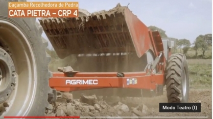 Caçamba recolhedora de pedras Cata Pietra  