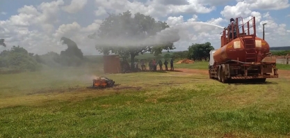 Alcoolvale: Brigada de Incêndio Rural participa de treinamento da NR-23