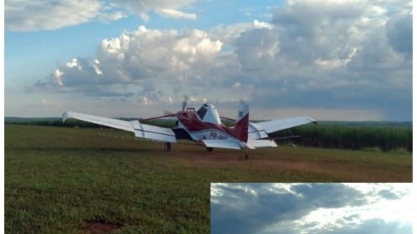 Alcoolvale faz aplicação aérea de defensivo agrícola