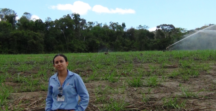  Sandra Silva coordena a área de irrigação da Usina Coruripe- Matriz, departamento fundamental para a produção de cana da usina