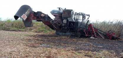 Incêndios em colhedoras de cana são frequentes, mas podem ser evitados