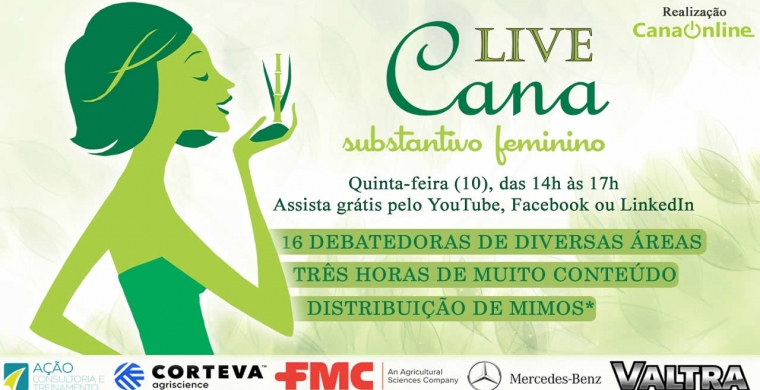 Nesta quinta, 10, acontece o Encontro Cana Substantivo Feminino On-line. Participe!