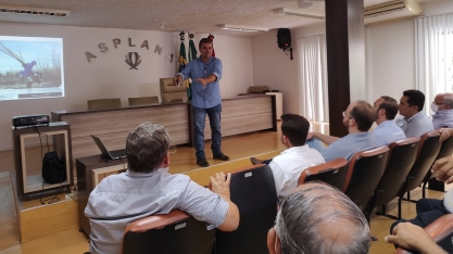Palestra na Asplana destaca nova prática adotada pela Usina Caeté no campo