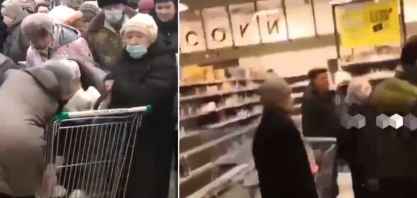 Vídeo: Russos brigam por açúcar em supermercados após sanções contra Moscou