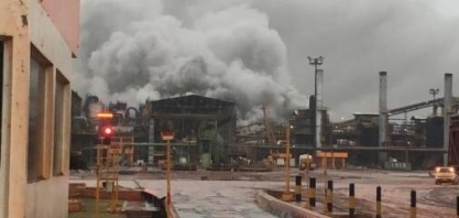 Descarga elétrica provoca incêndio em usina no Médio Norte