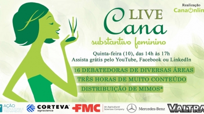 Veja os links para acompanhar o Encontro Cana Substantivo Feminino On-line