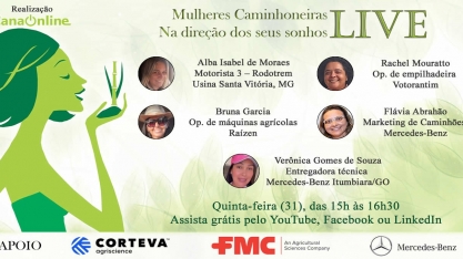 Não perca a live: “Mulheres caminhoneiras – Na direção dos seus sonhos”