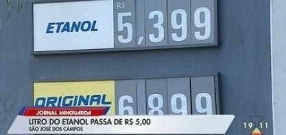 Litro do etanol chega a passar de R$ 5 em São José