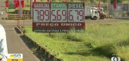 Preço do etanol sobe 5% em uma semana em Goiás