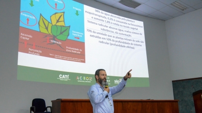 Seminário sobre Conservação do Solo reúne pesquisadores e técnicos da Secretaria de Agricultura e Abastecimento no Instituto Agronômico (IAC-Apta) 