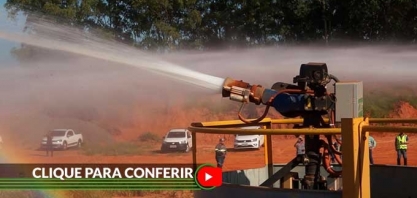 Novas tecnologias para combate de incêndios são utilizadas em simulados do PAM
