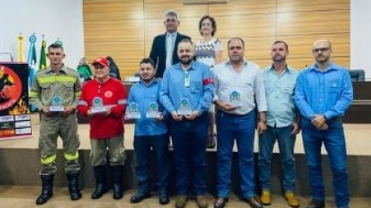 Atvos recebe homenagem por apoiar o combate a incêndios e queimadas na região de Nova Alvorada do Sul (MS)