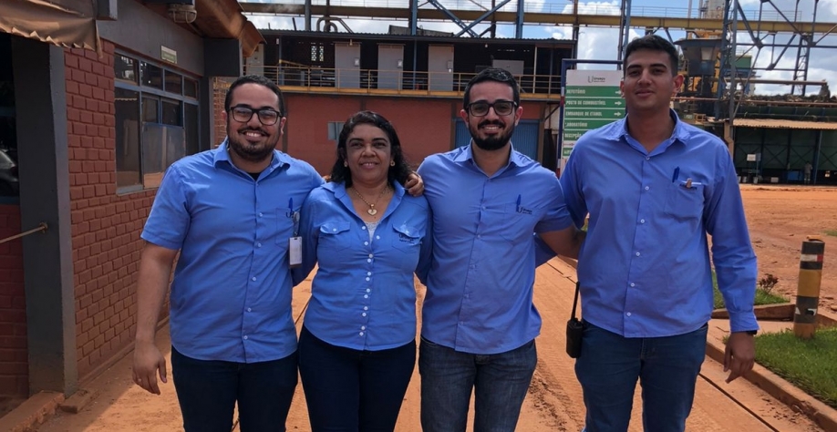 Da direita para a esquerda: Álvaro, Neto, Jordânia e Eduardo Filho