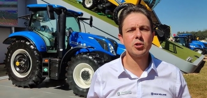 New Holland lança primeiro trator movido 100% a biometano