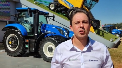 New Holland lança primeiro trator movido 100% a biometano