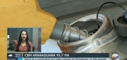 Etanol foi o combustível com maior reajuste em Araraquara em abril