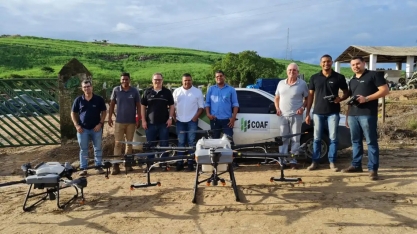 Coaf recebe drones para uso nos canaviais dos cooperados em PE