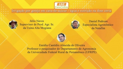 Irrigação por gotejo em cana-de-açúcar - água e nutrição na dose certa
