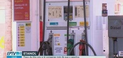 Litro do etanol cai e passa a compensar mais do que gasolina em Ribeirão Preto, SP