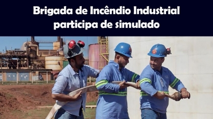 Alcoolvale: Equipe de Combate de Incêndio participa de simulado