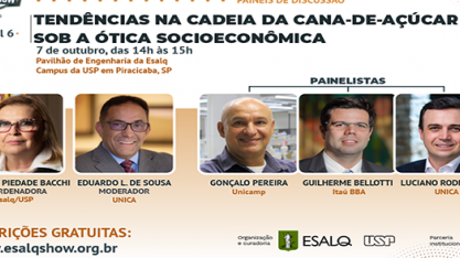 Painel debaterá tendências na cadeia da cana sob a ótica socioeconômica