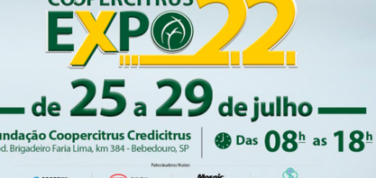 Coopercitrus Expo 2022: ‘Uma Nova Experiência’, de 25 a 29 de julho